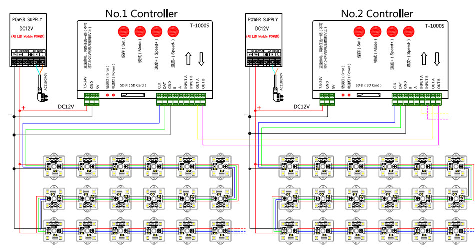 ws2801 programmable led string lights